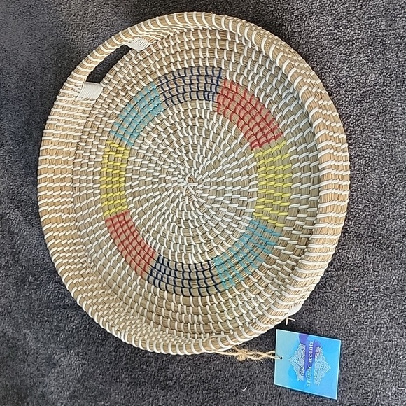 Artistic Accents woven serving tray made in Vietnam NWT - Picture 1 of 6
